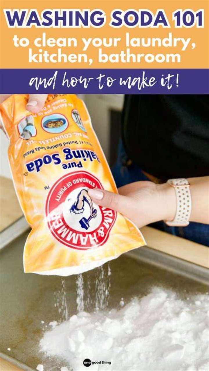 Where do you find washing soda?