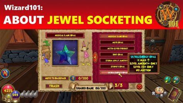 Where do you get jewel crafting in Wizard101?