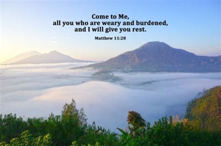 Where does it say in the Bible come to me and I will give you rest?