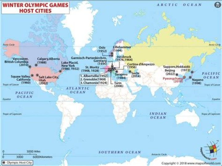 Where have the Winter Olympic Games been held?