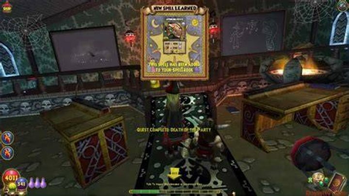 Where is the death school in Wizard101?