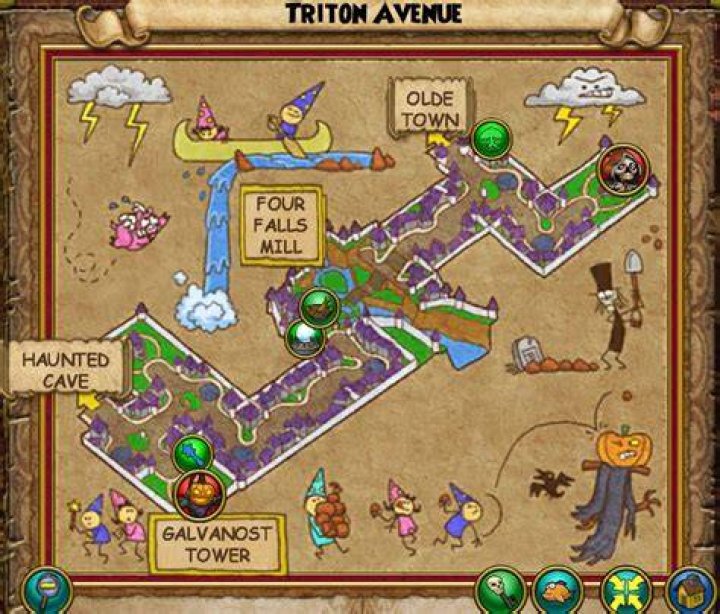 Where is the history of magic in Triton Avenue in Wizard101?