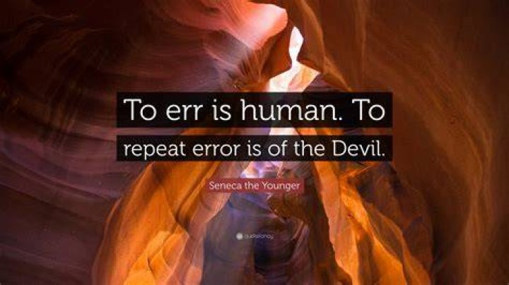Where is the quote to err is human?