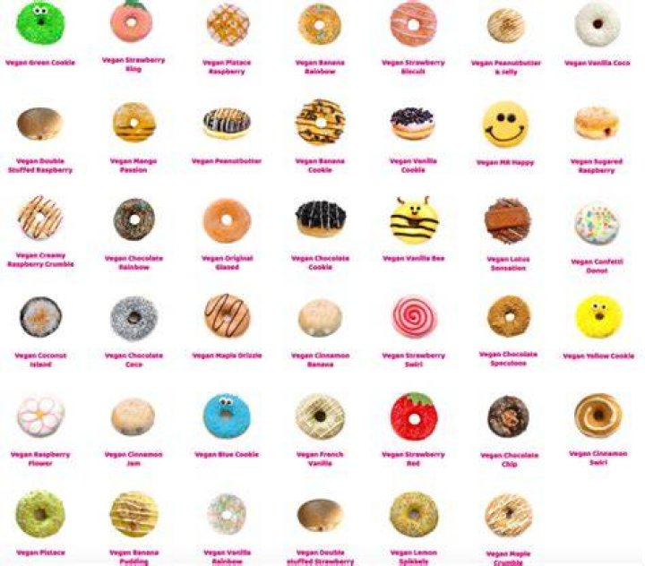 Which donuts at Dunkin are vegan?