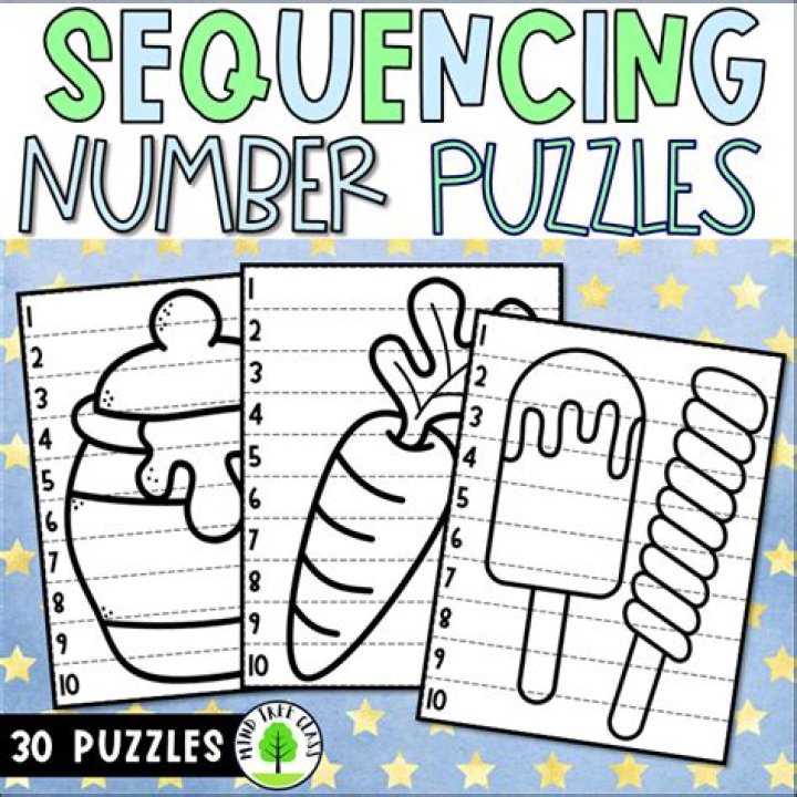 Which is an example of a number sequence puzzle?