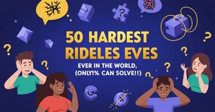 Which is the Hardest Riddle in the world?
