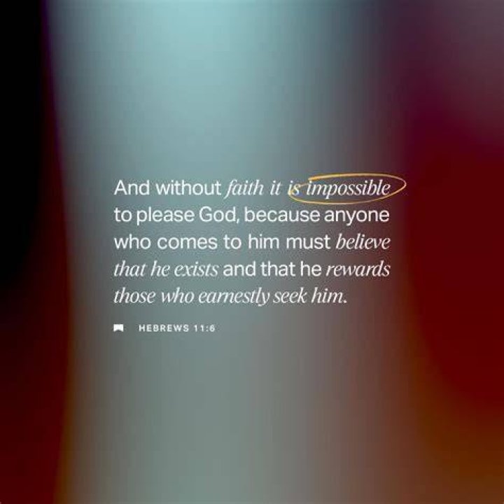 Who comes to God must believe?