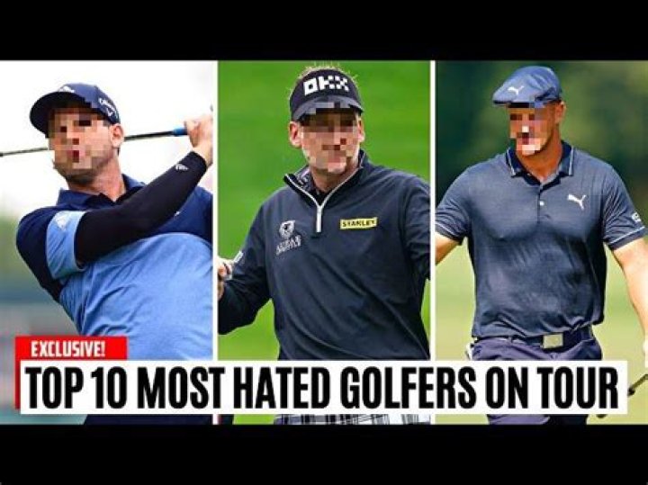 Who is the most disliked golfer?
