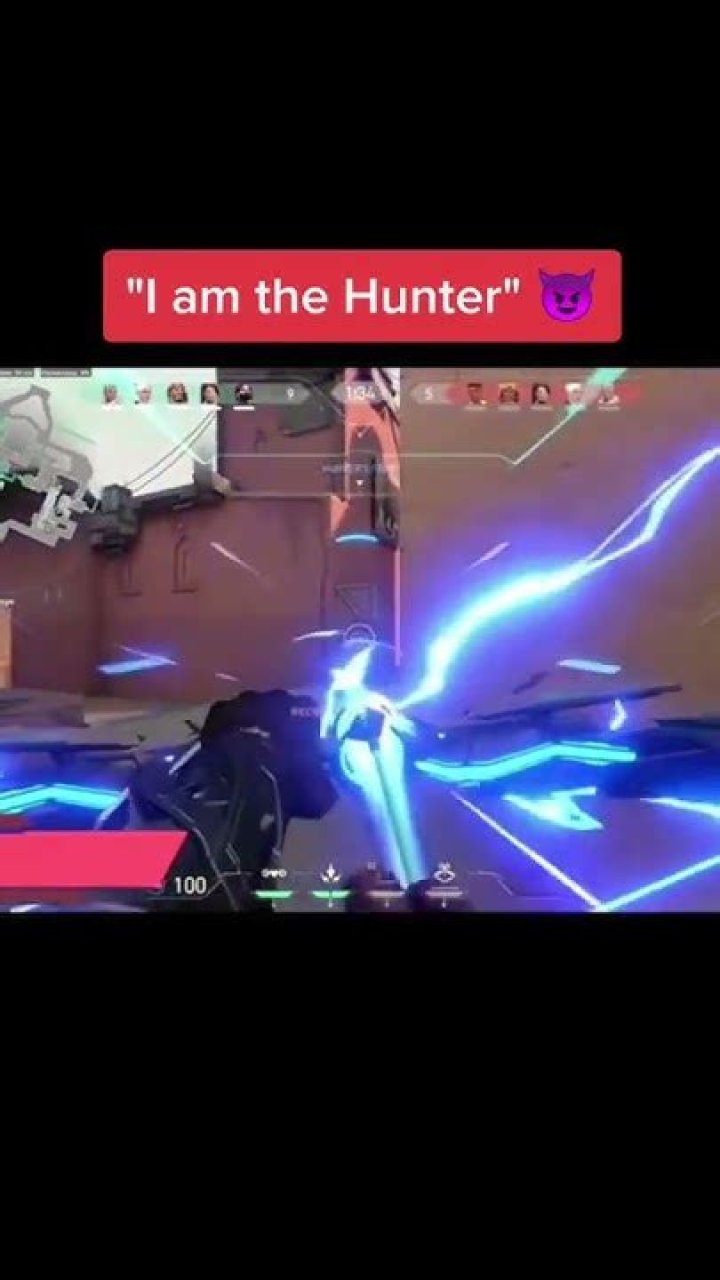 Who says I am the hunter in Valorant?