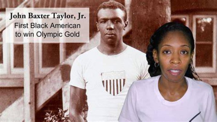 Who was the first black Olympian to win a gold medal?