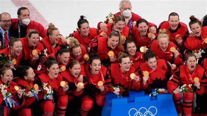 Who was the gold medalist in ice hockey at the Olympics?