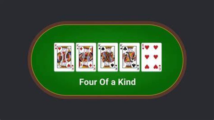 Who wins if 4 of a kind on the board?