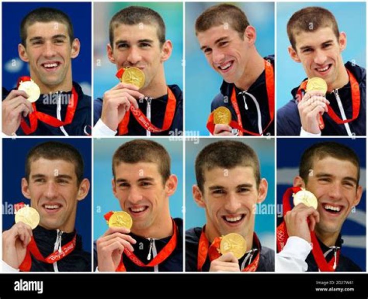 Who won 8 gold medals in 2008?