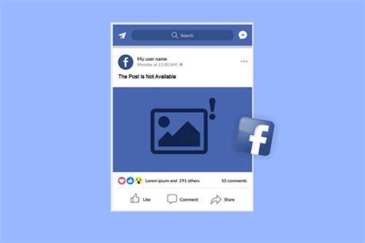 Why did a Facebook post disappear?