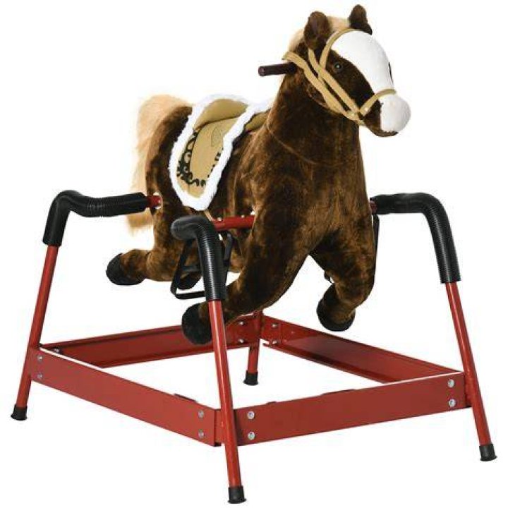 Why do horse riders bounce up and down?