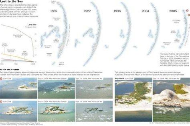 Why do islands change over time?