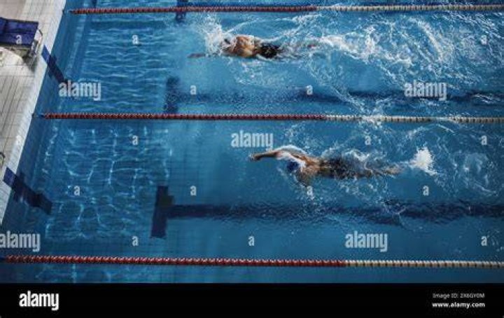 Why do swimmers swim faster at night?