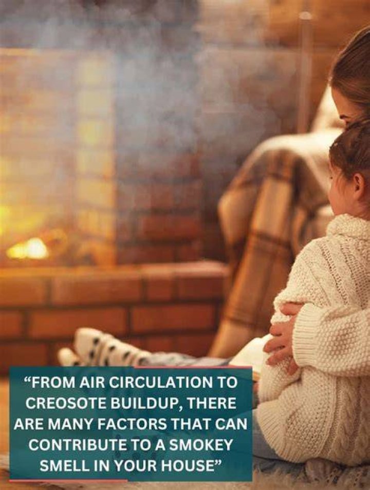 Why does my house smell like smoke after fire in fireplace?