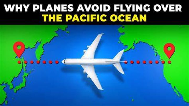 Why don't they fly over the Pacific Ocean?