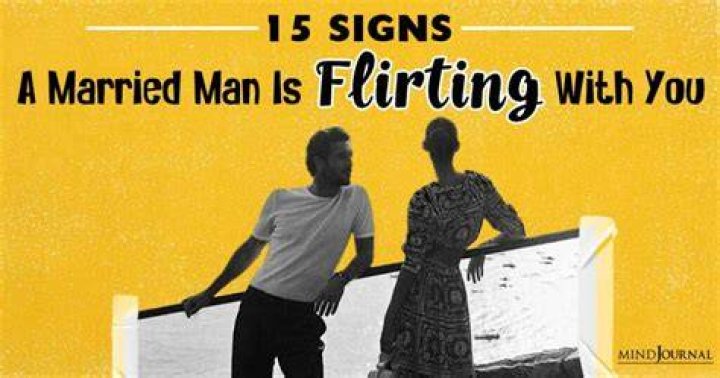 Why is a married man flirting with me?