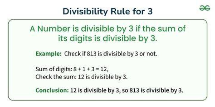 Why is a number divisible by 3 if its digits sum?