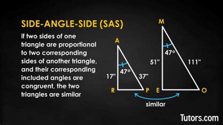 Why is a triangle inside a triangle similar?