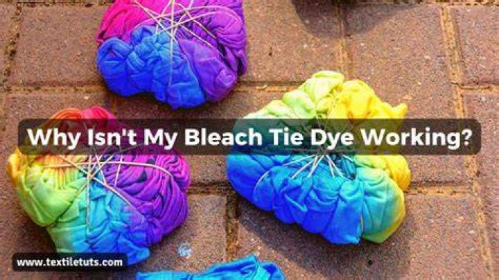 Why is my tie-dye not bright?