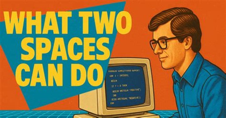 Why is two spaces better?