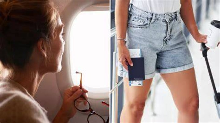 Why should you not wear shorts on a plane?